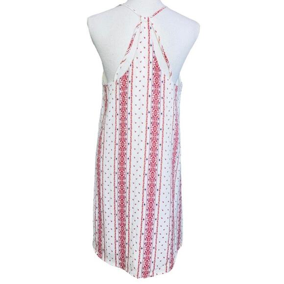 The Impeccable Pig Red White Midi Dress Medium - Picture 2 of 4